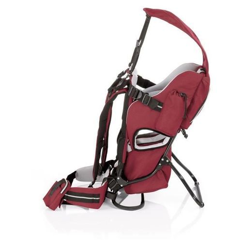 BREVI ROCKY Porte bebe dorsal couleur rouge LesTendances