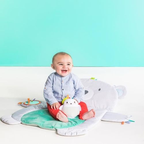 BRIGHT STARTS Tapis d'éveil Ours Polaire Tummy Time Prop & Play - Photo n°2; ?>