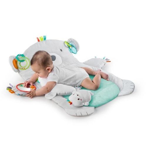 BRIGHT STARTS Tapis d'éveil Ours Polaire Tummy Time Prop & Play - Photo n°3; ?>