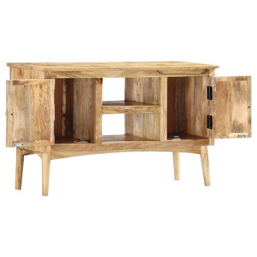 Buffet 100x35x60 cm Bois de manguier massif - Photo n°2; ?>