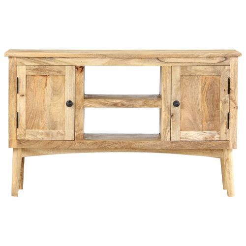 Buffet 100x35x60 cm Bois de manguier massif - Photo n°3; ?>