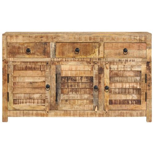 Buffet 110x30x65 cm Bois massif de manguier - Photo n°3; ?>