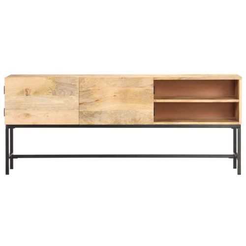 Buffet 145x30x60 cm Bois de manguier solide - Photo n°3; ?>