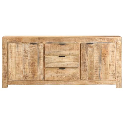 Buffet 175x40x75 cm Bois de manguier brut - Photo n°3; ?>