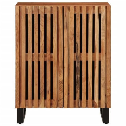 Buffet 60x34x75 cm bois d'acacia massif - Photo n°2; ?>