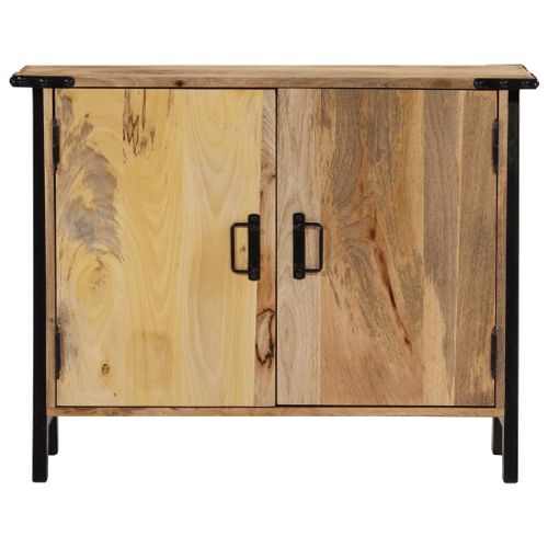 Buffet 88x30x69 cm bois massif de manguier - Photo n°3; ?>