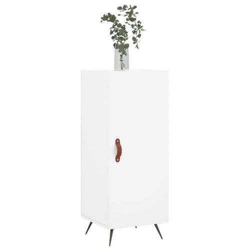 Buffet blanc 34,5x34x90 cm bois d'ingénierie - Photo n°3; ?>