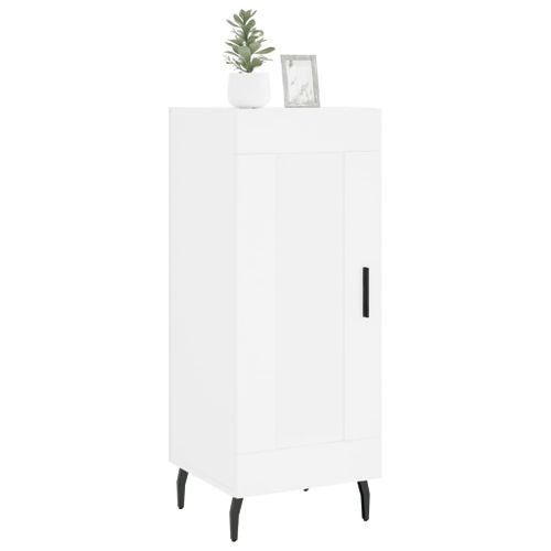 Buffet blanc 34,5x34x90 cm bois d'ingénierie - Photo n°3; ?>