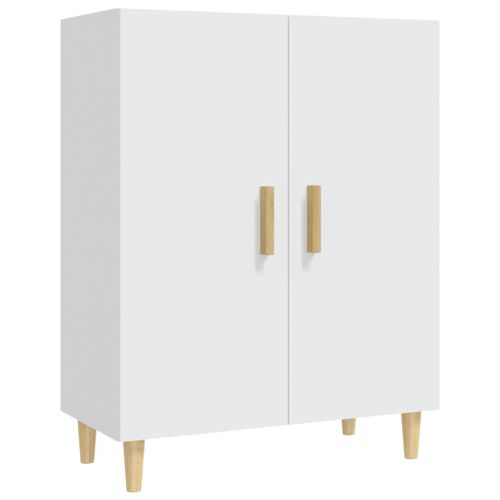 Buffet Blanc 70x34x90 cm Bois d'ingénierie - Photo n°2; ?>