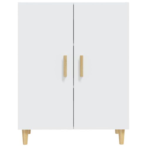 Buffet Blanc 70x34x90 cm Bois d'ingénierie - Photo n°3; ?>