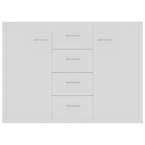 Buffet Blanc 88x30x65 cm - Photo n°3; ?>