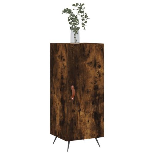 Buffet Chêne fumé 34,5x34x90 cm Bois d'ingénierie - Photo n°3; ?>