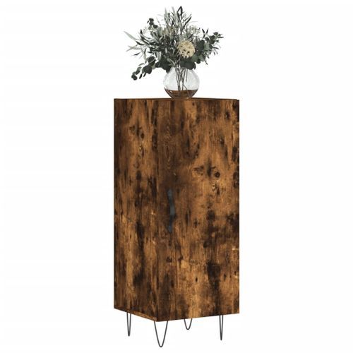 Buffet Chêne fumé 34,5x34x90 cm Bois d'ingénierie - Photo n°3; ?>