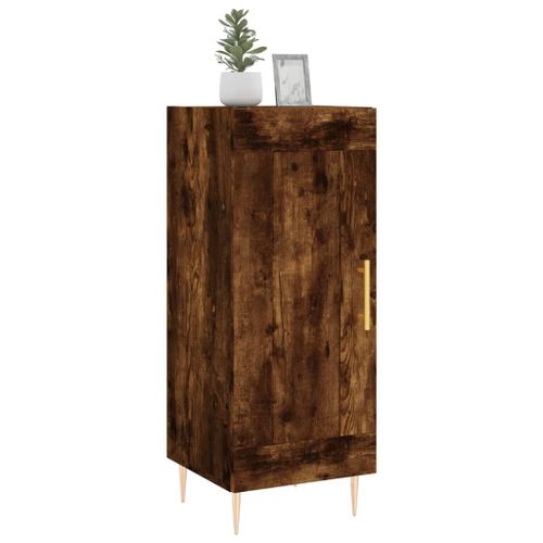 Buffet Chêne fumé 34,5x34x90 cm Bois d'ingénierie - Photo n°3; ?>