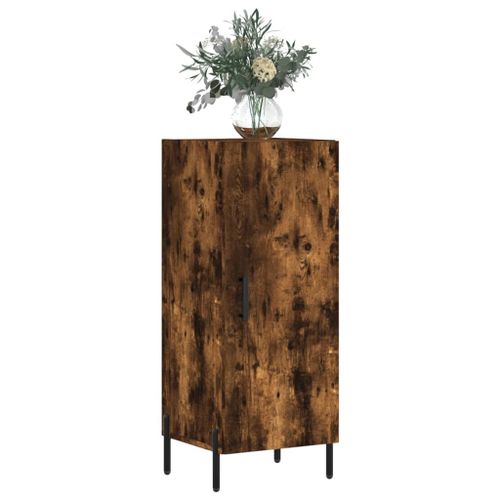 Buffet Chêne fumé 34,5x34x90 cm Bois d'ingénierie - Photo n°3; ?>