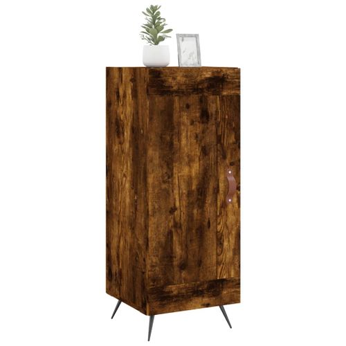 Buffet Chêne fumé 34,5x34x90 cm Bois d'ingénierie - Photo n°3; ?>