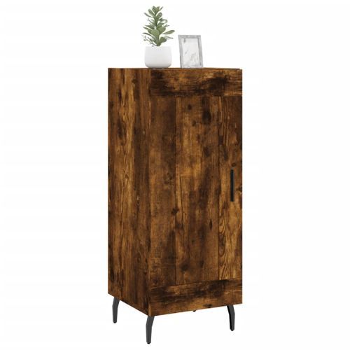 Buffet Chêne fumé 34,5x34x90 cm Bois d'ingénierie - Photo n°3; ?>