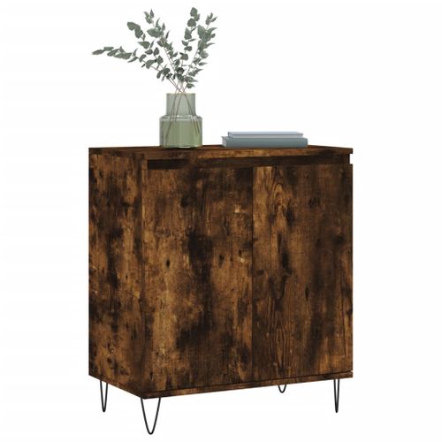 Buffet Chêne fumé 60x35x70 cm Bois d'ingénierie - Photo n°3; ?>