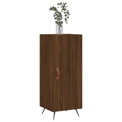 Buffet Chêne marron 34,5x34x90 cm Bois d'ingénierie - Photo n°3; ?>