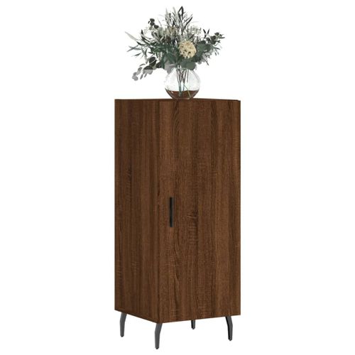 Buffet Chêne marron 34,5x34x90 cm Bois d'ingénierie - Photo n°3; ?>