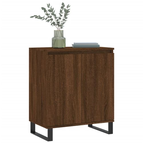 Buffet Chêne marron 60x35x70 cm Bois d'ingénierie - Photo n°3; ?>