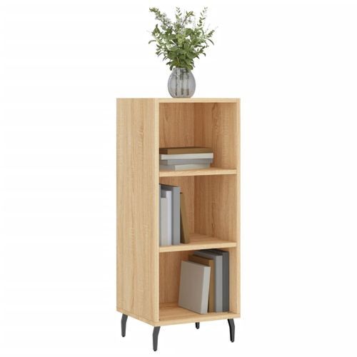 Buffet chêne sonoma 34,5x32,5x90 cm bois d'ingénierie - Photo n°3; ?>