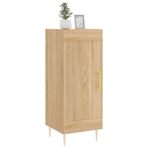 Buffet Chêne sonoma 34,5x34x90 cm Bois d'ingénierie - Photo n°3; ?>