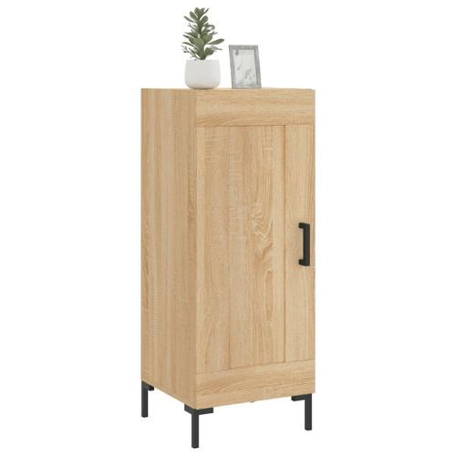 Buffet Chêne sonoma 34,5x34x90 cm Bois d'ingénierie - Photo n°3; ?>