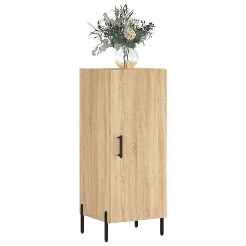 Buffet Chêne sonoma 34,5x34x90 cm Bois d'ingénierie - Photo n°3; ?>