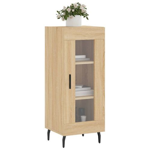 Buffet Chêne sonoma 34,5x34x90 cm Bois d'ingénierie - Photo n°3; ?>