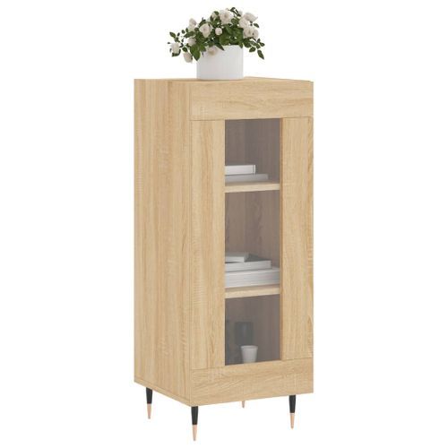 Buffet Chêne sonoma 34,5x34x90 cm Bois d'ingénierie - Photo n°3; ?>