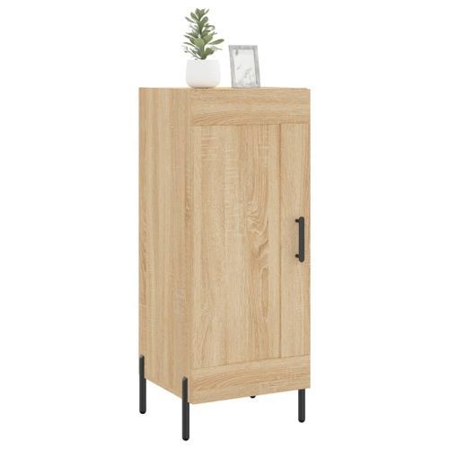 Buffet Chêne sonoma 34,5x34x90 cm Bois d'ingénierie - Photo n°3; ?>