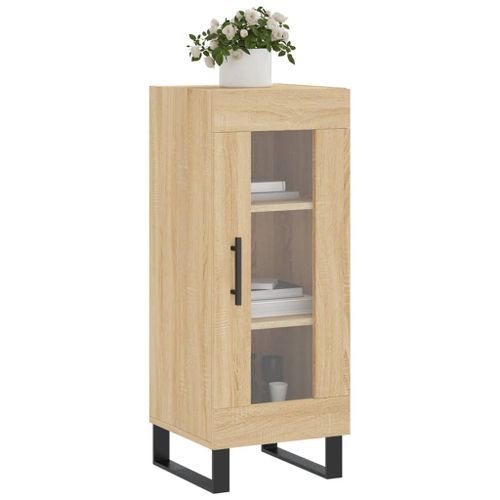 Buffet Chêne sonoma 34,5x34x90 cm Bois d'ingénierie - Photo n°3; ?>