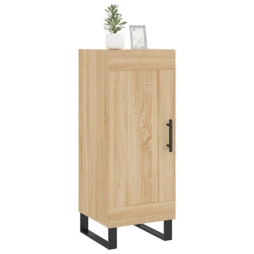 Buffet Chêne sonoma 34,5x34x90 cm Bois d'ingénierie - Photo n°3; ?>