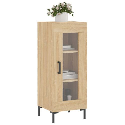 Buffet Chêne sonoma 34,5x34x90 cm Bois d'ingénierie - Photo n°3; ?>