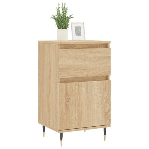 Buffet chêne sonoma 40x35x70 cm bois d'ingénierie - Photo n°3; ?>