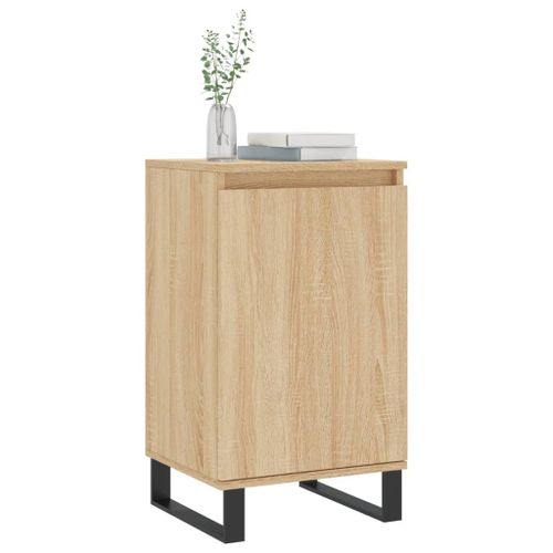 Buffet chêne sonoma 40x35x70 cm bois d'ingénierie - Photo n°3; ?>