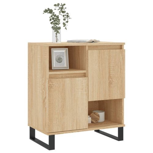 Buffet Chêne sonoma 60x35x70 cm Bois d'ingénierie - Photo n°3; ?>