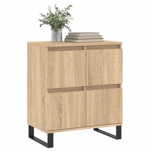 Buffet Chêne sonoma 60x35x70 cm Bois d'ingénierie - Photo n°3; ?>