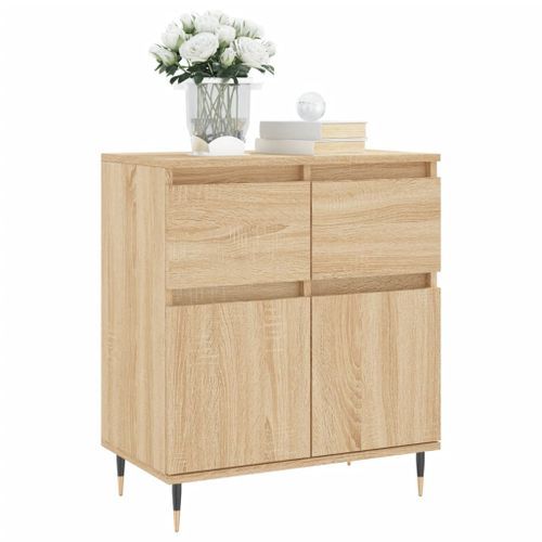 Buffet Chêne sonoma 60x35x70 cm Bois d'ingénierie - Photo n°3; ?>