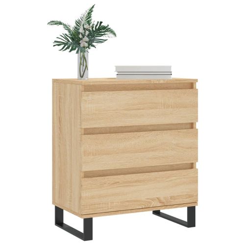 Buffet Chêne sonoma 60x35x70 cm Bois d'ingénierie - Photo n°3; ?>