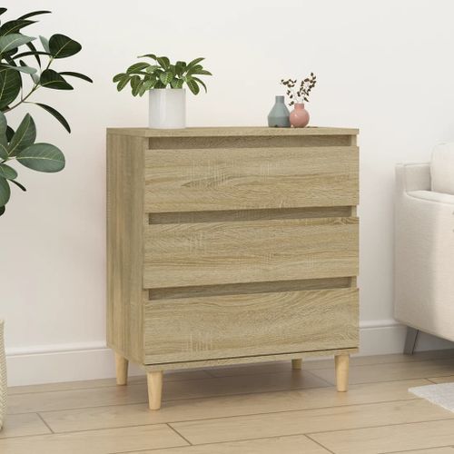 Buffet Chêne sonoma 60x35x70 cm Bois d'ingénierie - Photo n°2; ?>