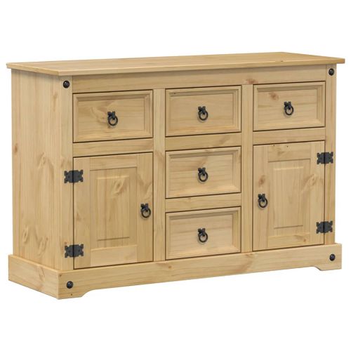 Buffet Corona 115x40x76 cm bois massif de pin - Photo n°2; ?>