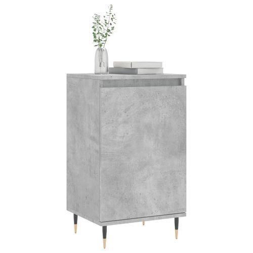 Buffet gris béton 40x35x70 cm bois d'ingénierie - Photo n°3; ?>