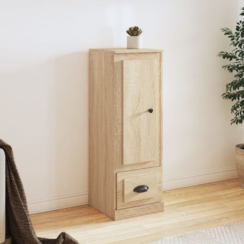 Buffet haut chêne sonoma 36x35,5x103,5 cm bois d'ingénierie - Photo n°2; ?>