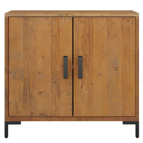 Buffet Marron 75x35x70 cm Bois de pin massif - Photo n°3; ?>