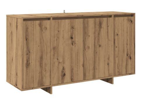 Buffet moderne 4 portes Polina 135 cm – Finition mate ou brillante - Photo n°3; ?>