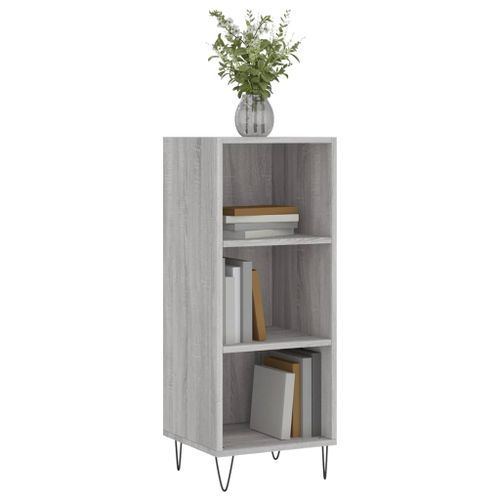 Buffet sonoma gris 34,5x32,5x90 cm bois d'ingénierie - Photo n°3; ?>