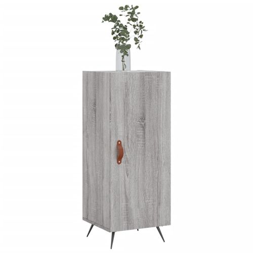 Buffet Sonoma gris 34,5x34x90 cm Bois d'ingénierie - Photo n°3; ?>