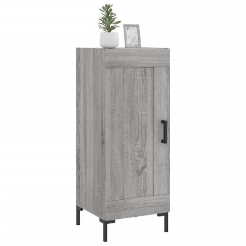 Buffet Sonoma gris 34,5x34x90 cm Bois d'ingénierie - Photo n°3; ?>